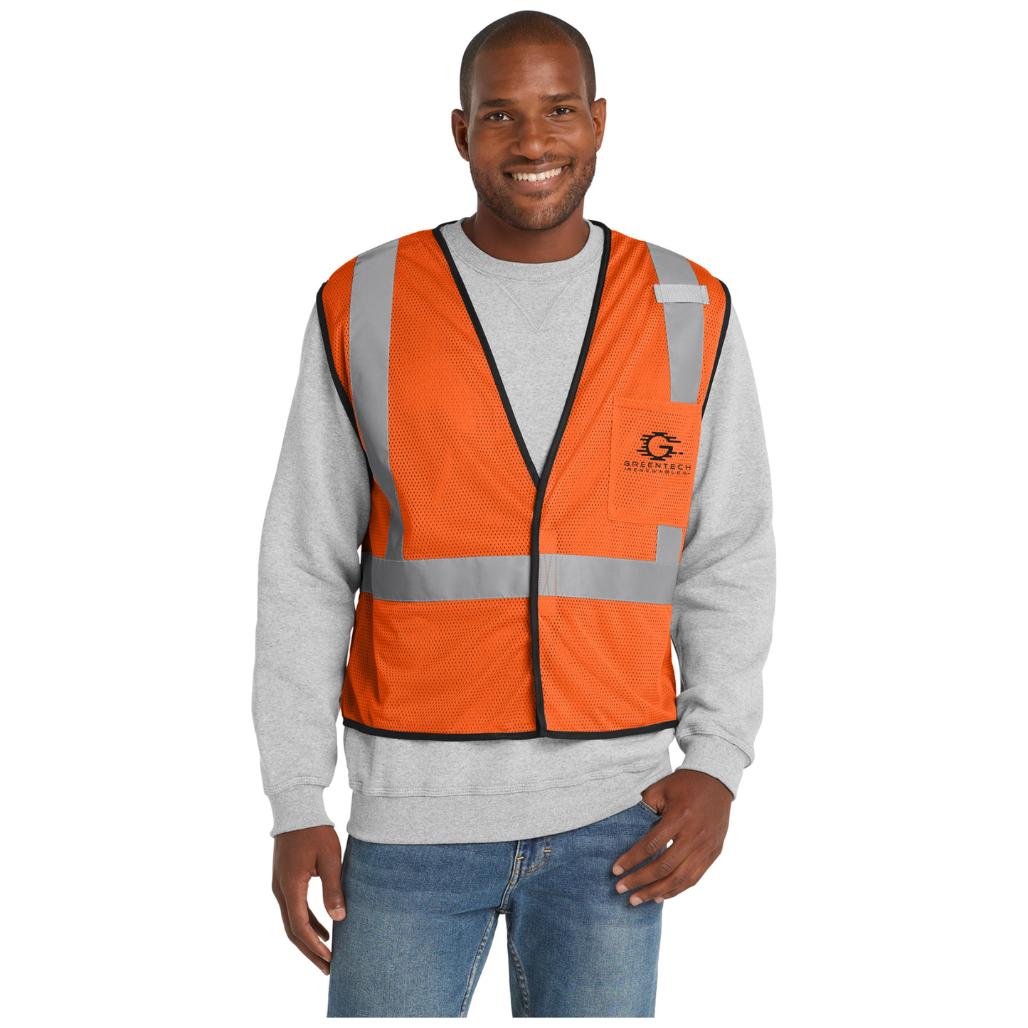 CornerStone ® ANSI 107 Class 2 Economy Mesh One-Pocket Vest - CSV100