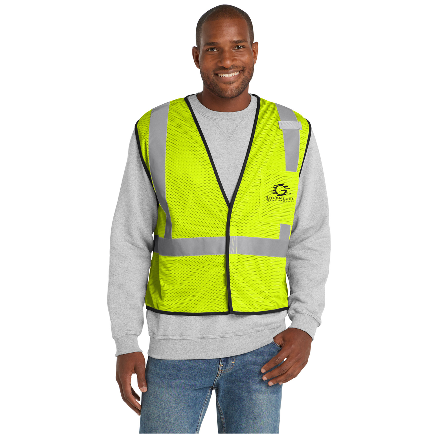 CornerStone ® ANSI 107 Class 2 Economy Mesh One-Pocket Vest - CSV100