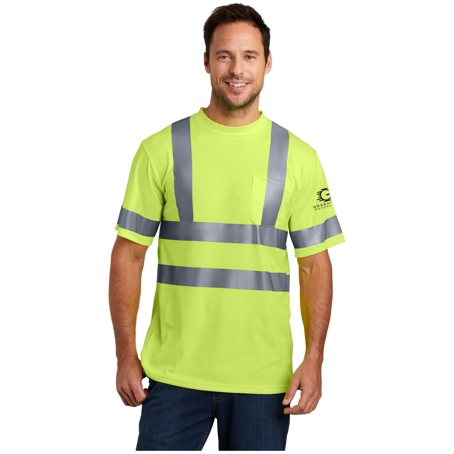 CornerStone® - ANSI 107 Class 3 Short Sleeve Snag-Resistant Reflective T-Shirt - CS408