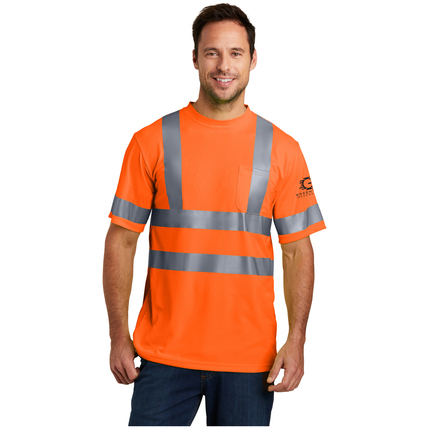 CornerStone® - ANSI 107 Class 3 Short Sleeve Snag-Resistant Reflective T-Shirt - CS408