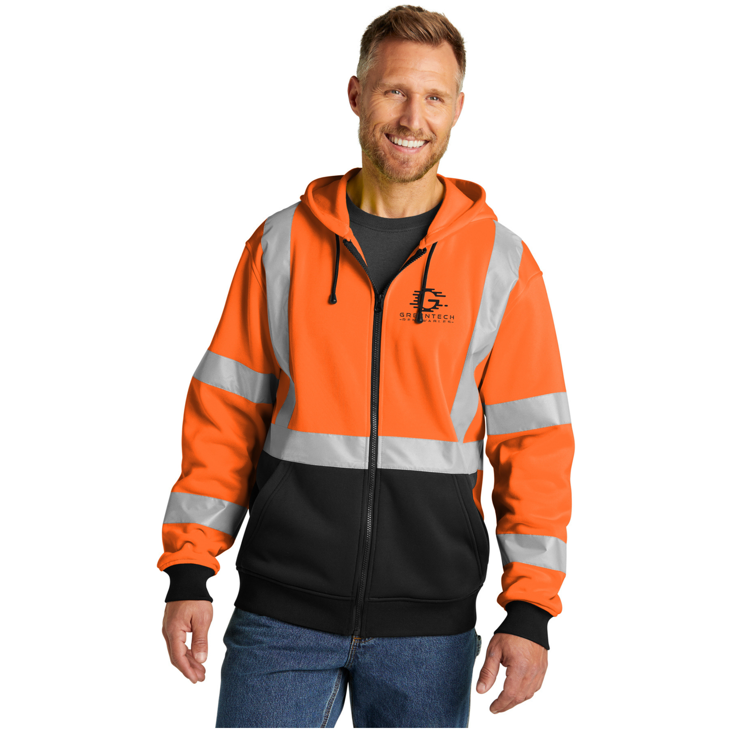 CSF300 ANSI 107 Class 3 Heavy Duty full zip hoodie