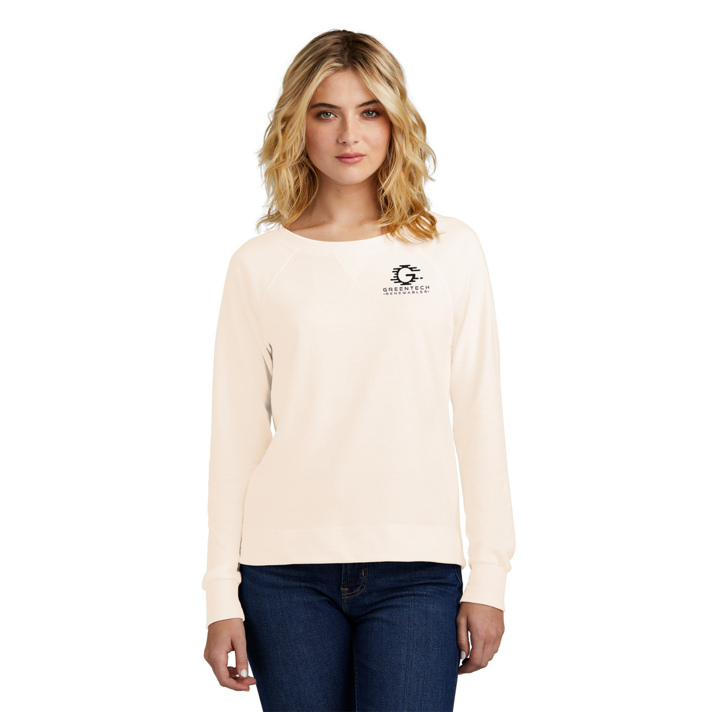 District® Women’s Featherweight French Terry™ Crewneck - DT672