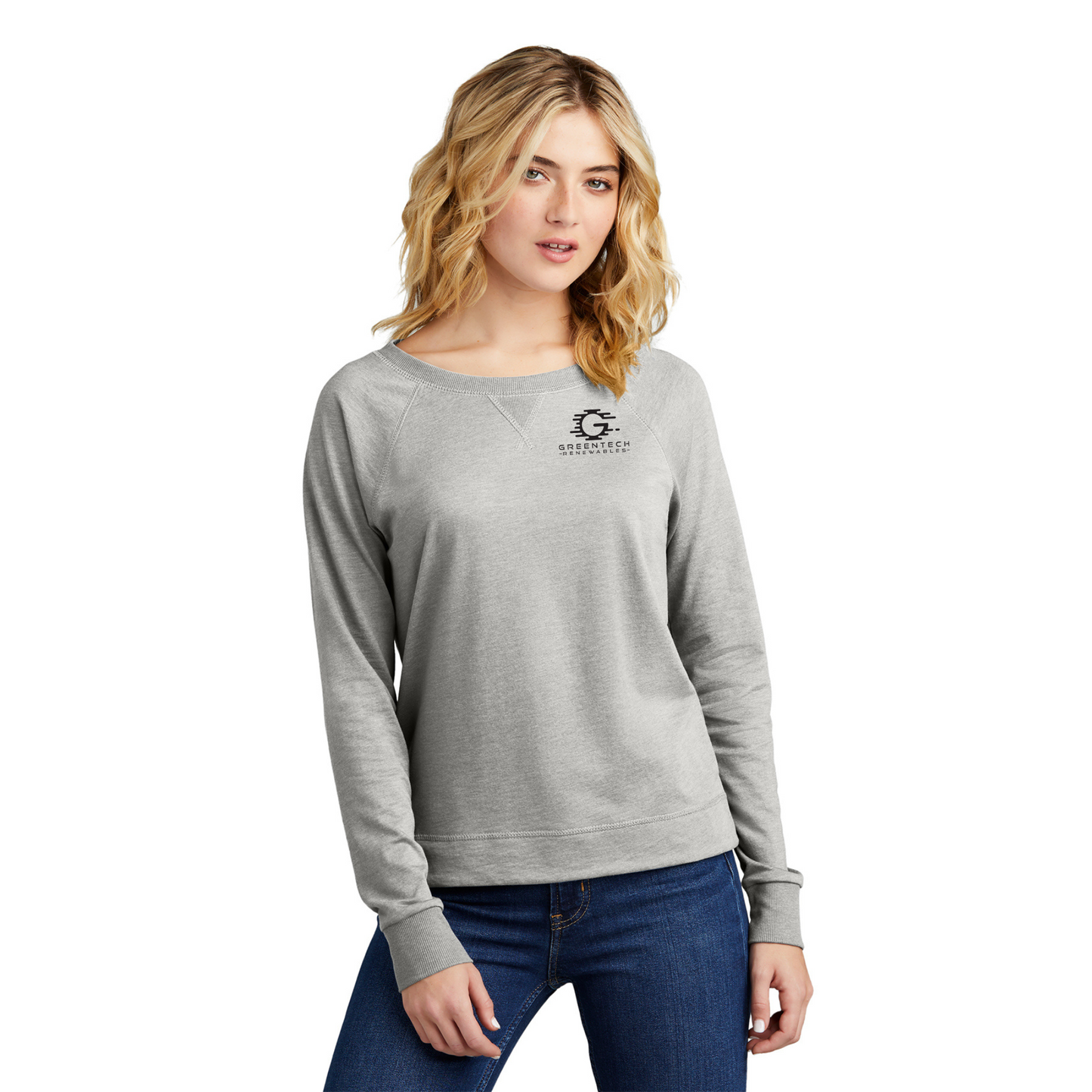 District® Women’s Featherweight French Terry™ Crewneck - DT672