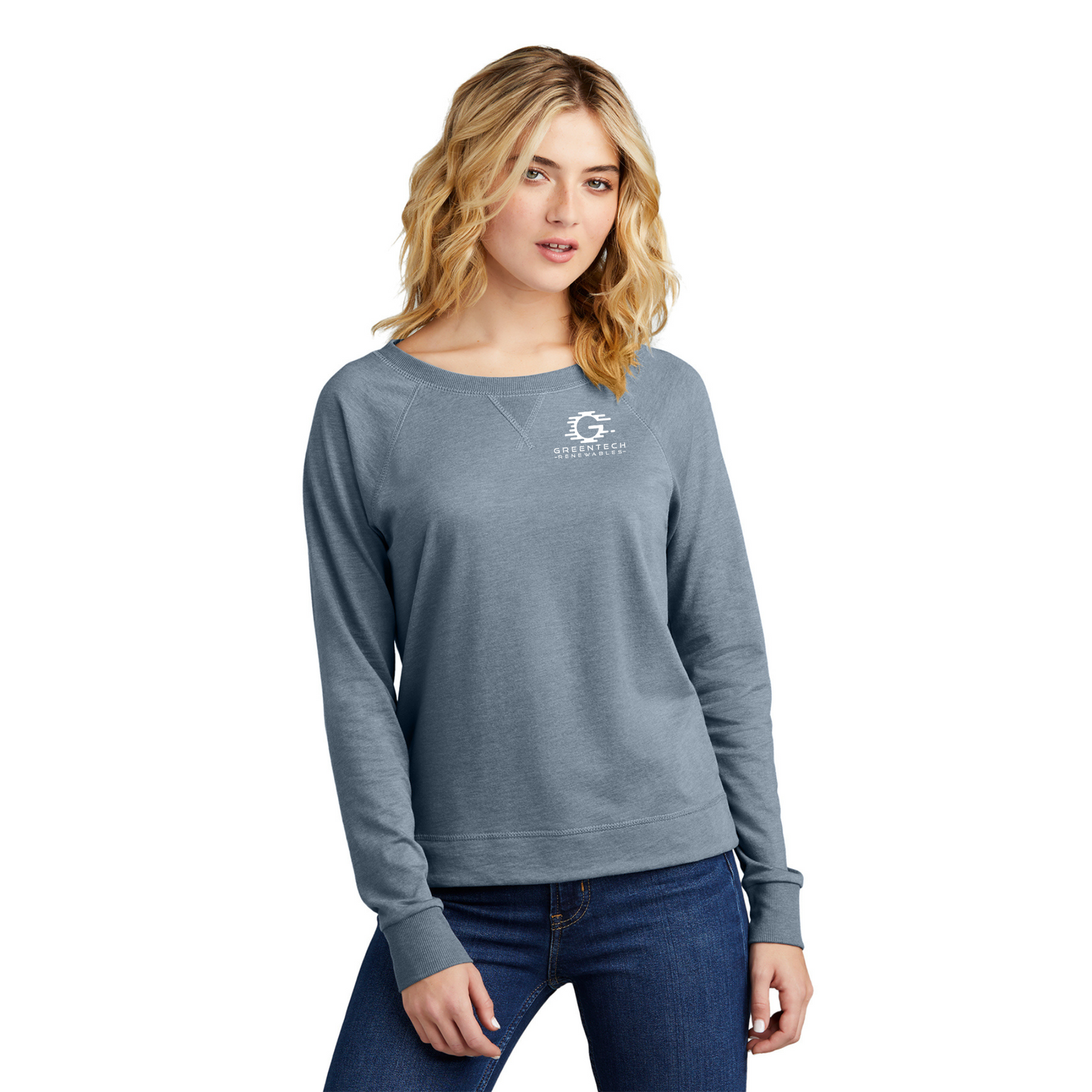 District® Women’s Featherweight French Terry™ Crewneck - DT672