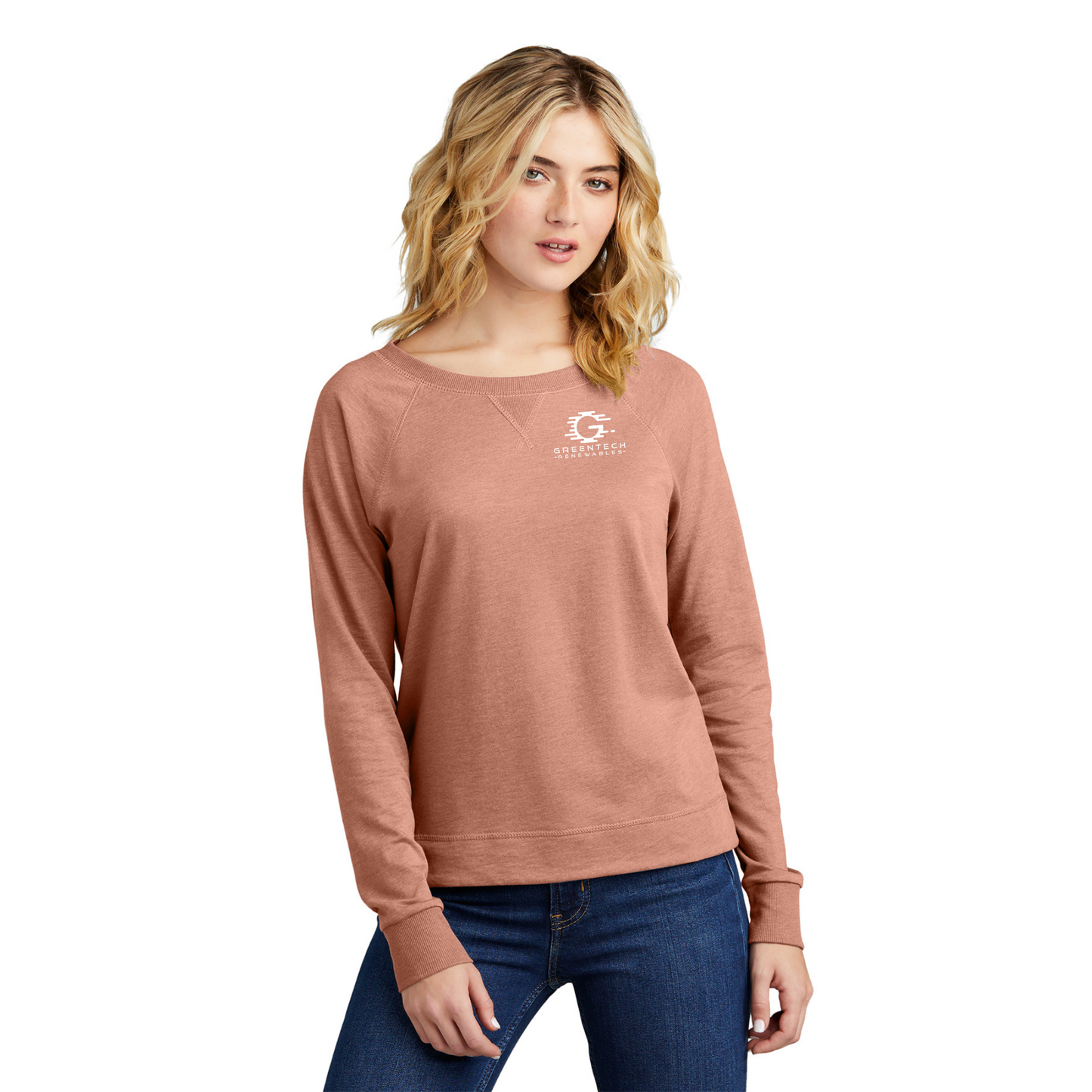District® Women’s Featherweight French Terry™ Crewneck - DT672
