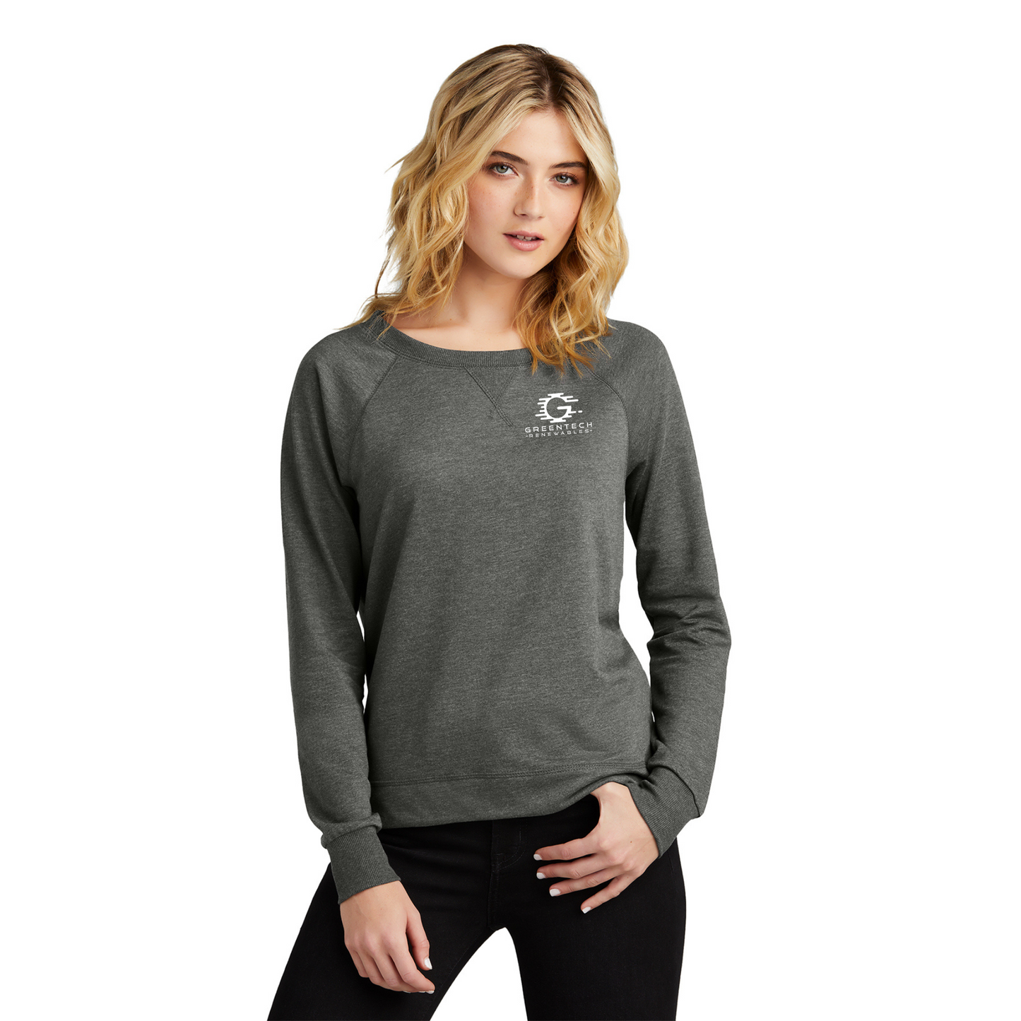 District® Women’s Featherweight French Terry™ Crewneck - DT672