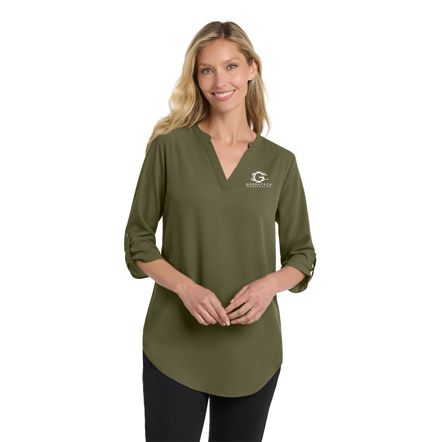 Port Authority ® Women's 3/4-Sleeve Tunic Blouse - LW701