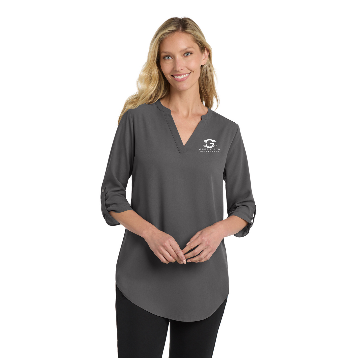 Port Authority ® Women's 3/4-Sleeve Tunic Blouse - LW701