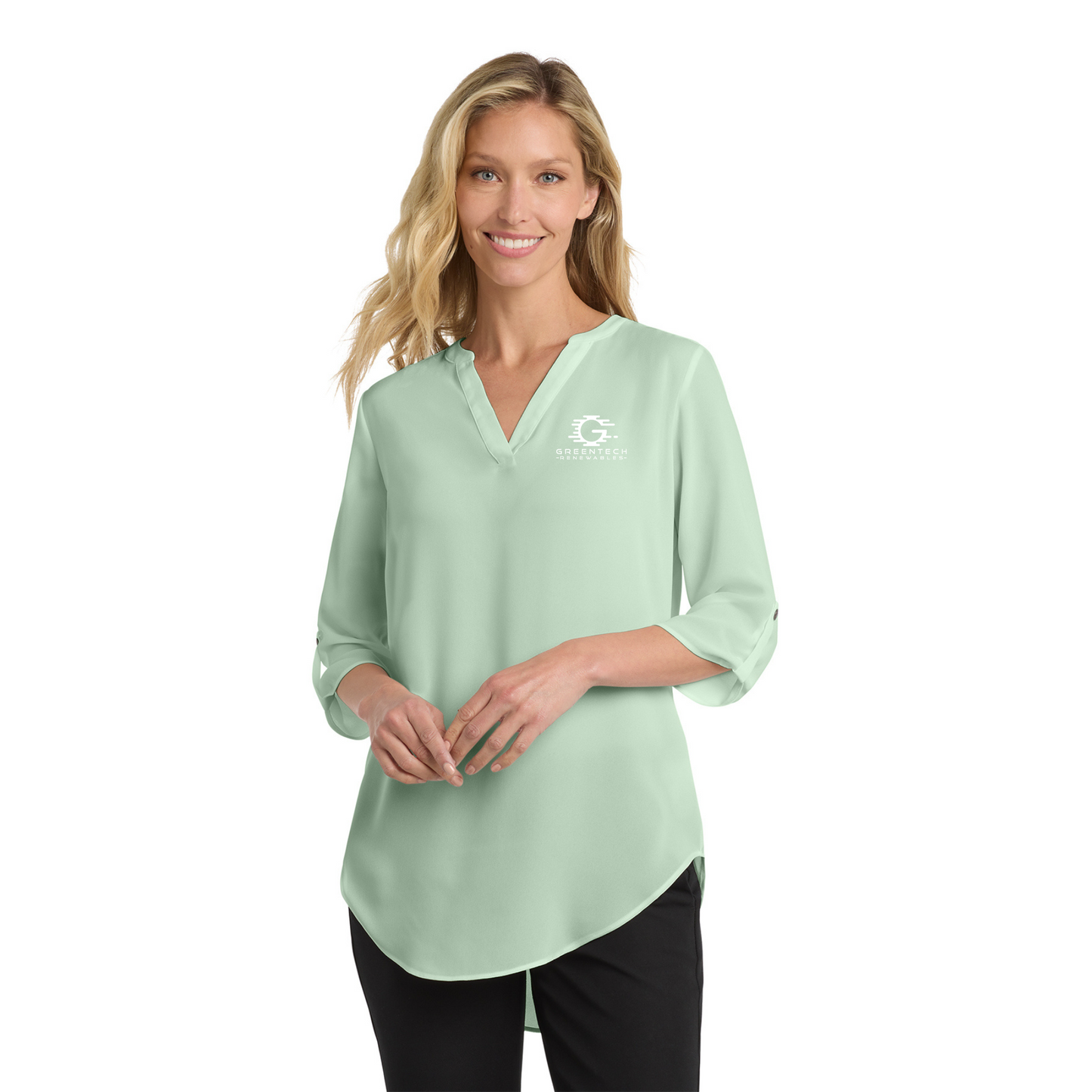 Port Authority ® Women's 3/4-Sleeve Tunic Blouse - LW701