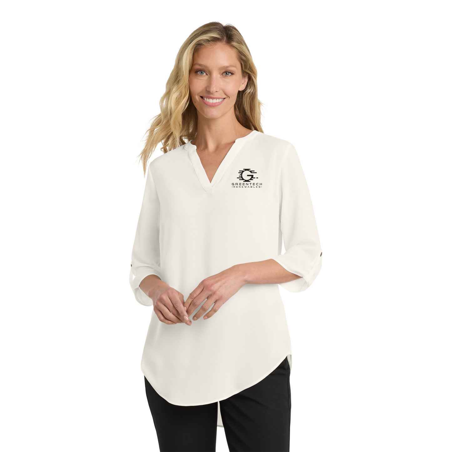 Port Authority ® Women's 3/4-Sleeve Tunic Blouse - LW701