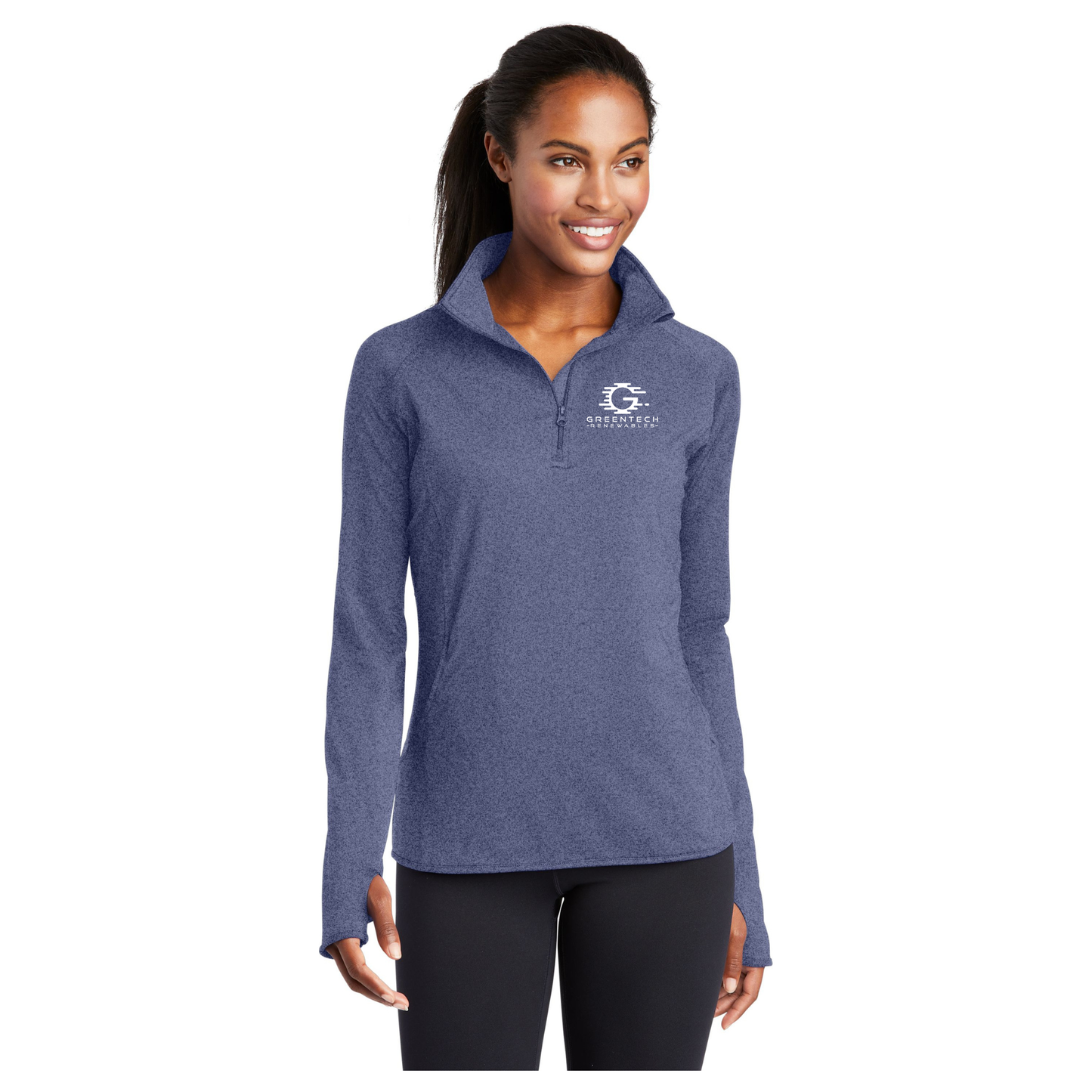 Sport-Tek® Ladies Sport-Wick® Stretch 1/4-Zip Pullover - LST850