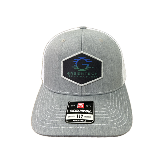 Richardson 112 Trucker - Heather Grey/White