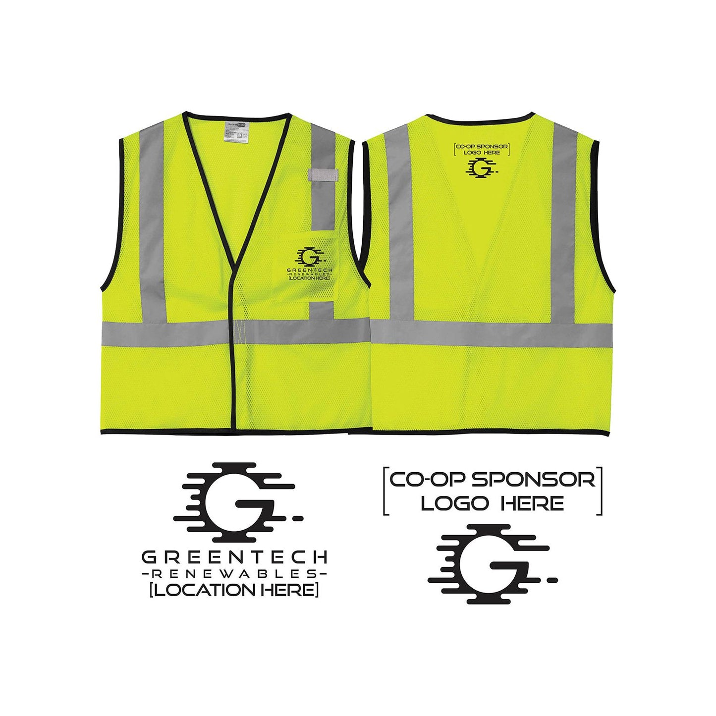 CornerStone ® ANSI 107 Class 2 Economy Mesh One-Pocket Vest #CSV100 - Qty: 50