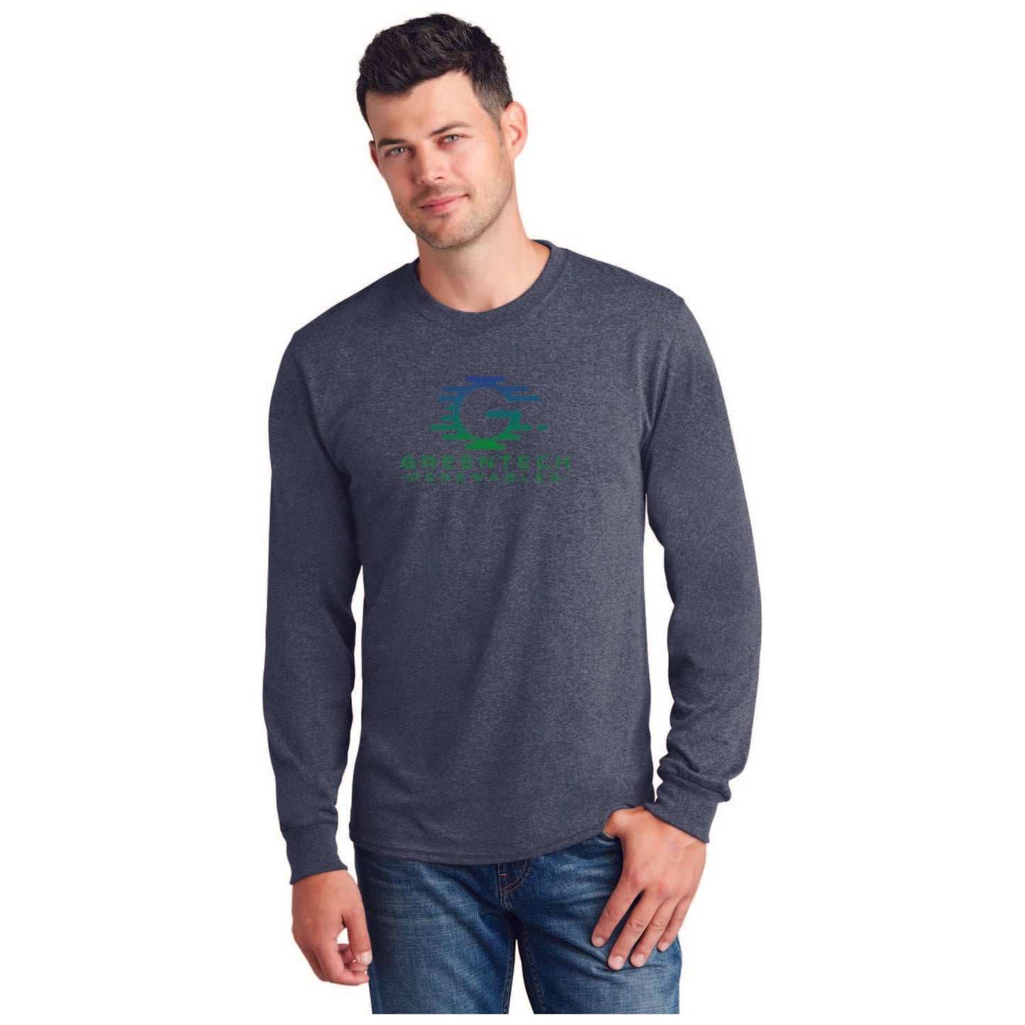 Port & Company® Long Sleeve Core Cotton Tee (Qty: 50) - PC54LS