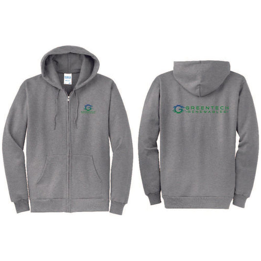 Port & Company® Core Fleece Full-Zip Hooded Sweatshirt (Qty: 50) - PC78ZH
